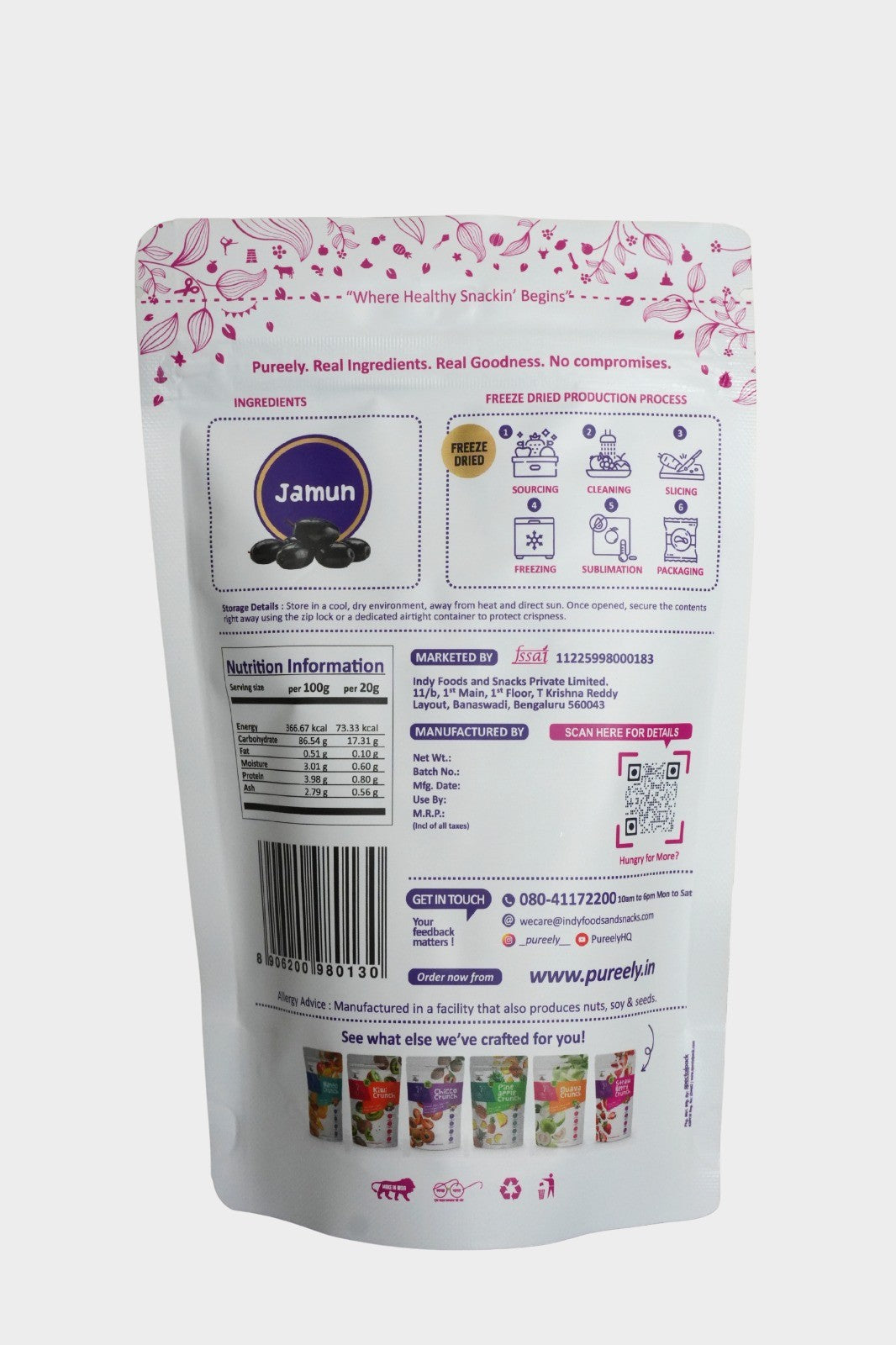 Jamun Crunch - Naturally Purple, Naturally Powerful