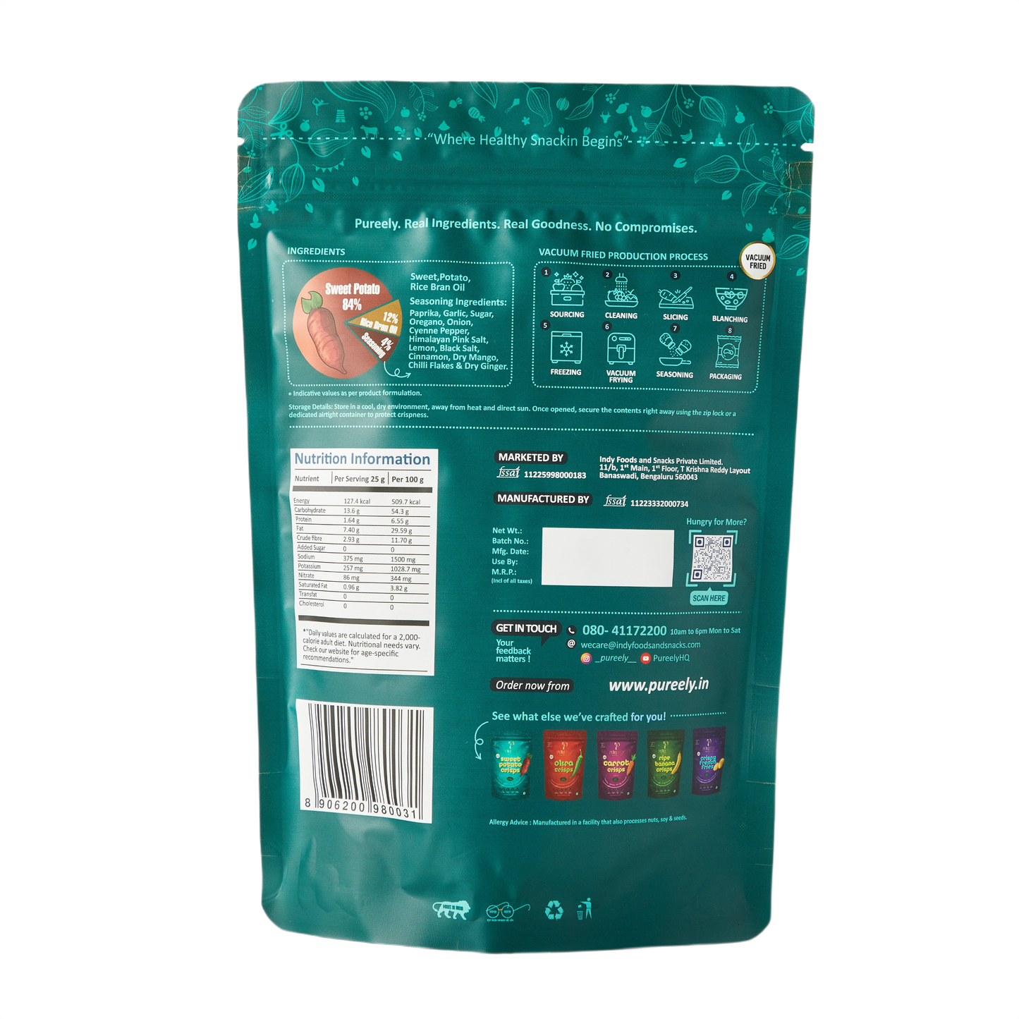 Sweet Potato Crisps – Sweet by Nature. Crisp by Design
