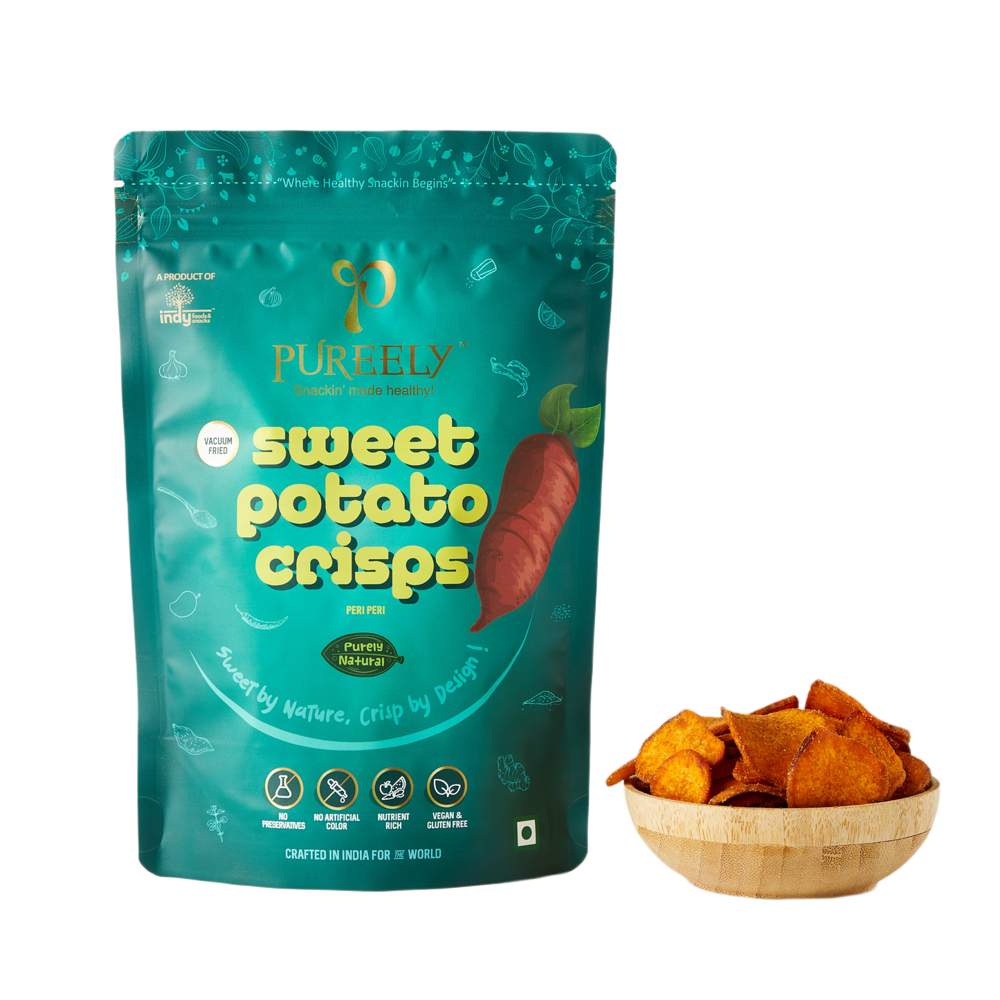 Sweet Potato Crisps – Sweet by Nature. Crisp by Design