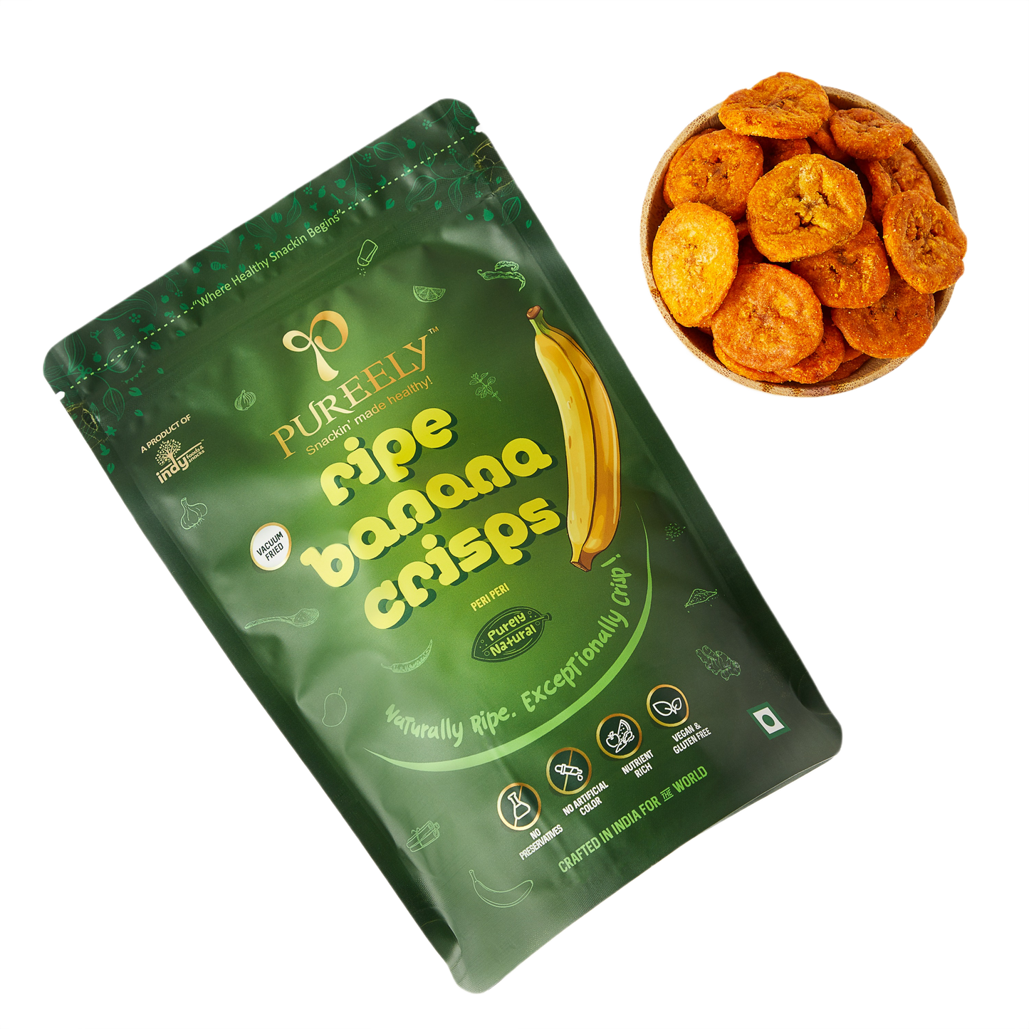 Ripe Banana Crisps – Naturally Ripe. Exceptionally Crisp