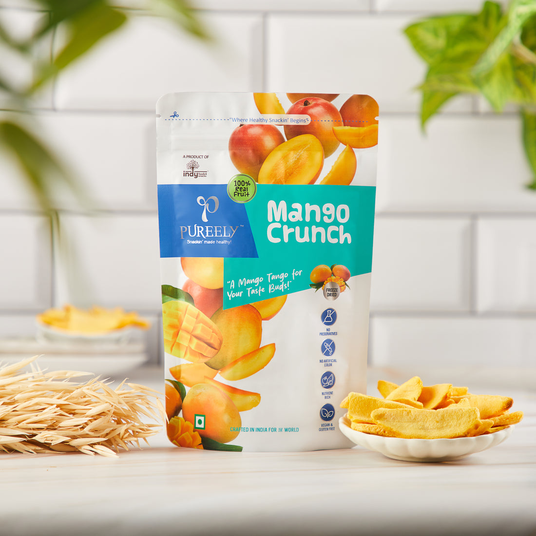 Pureely mango crunch
