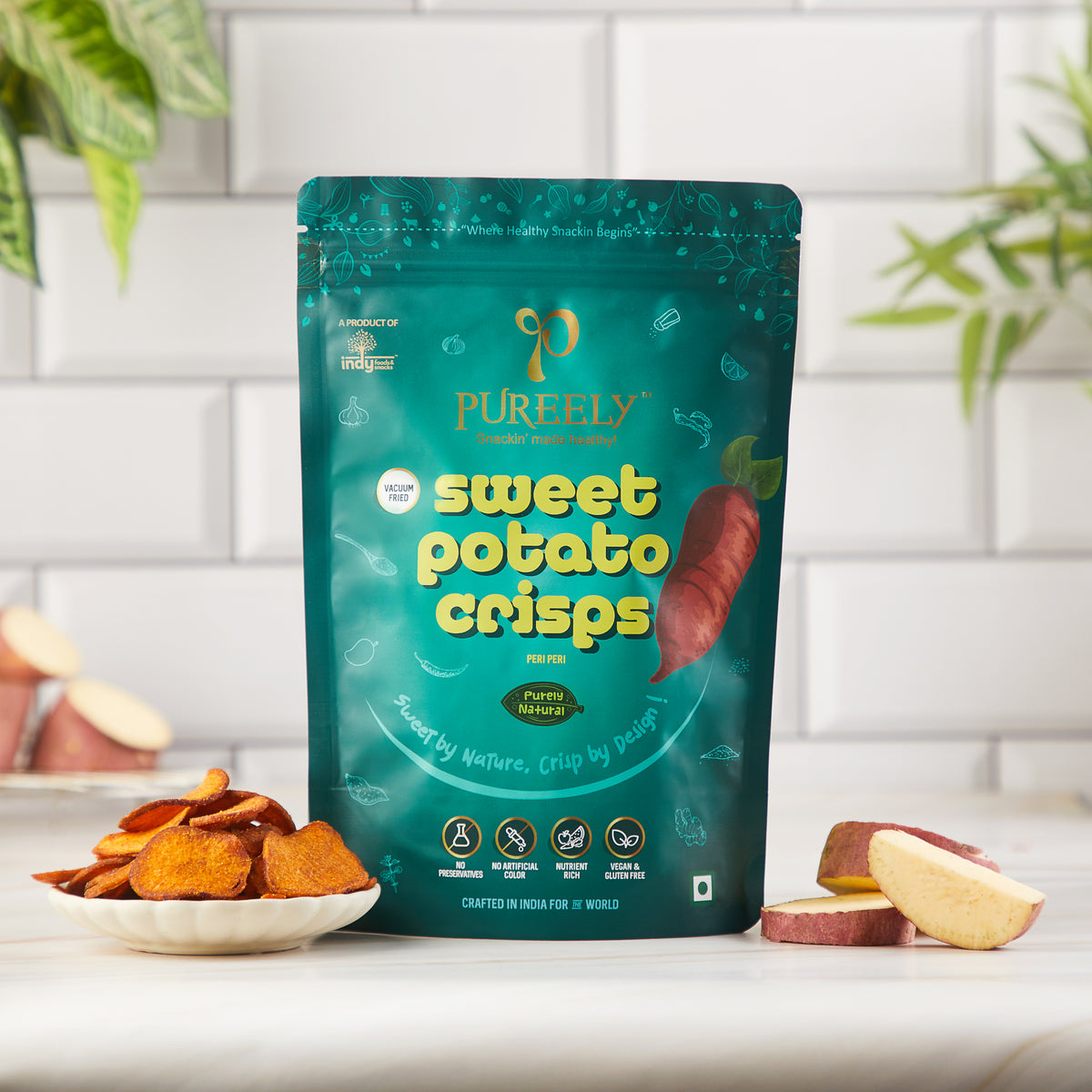 Sweet Potato Crisps – Sweet by Nature. Crisp by Design